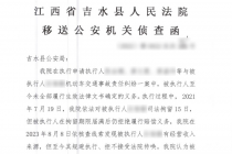 吉水法院发布打击拒执犯罪典型案例